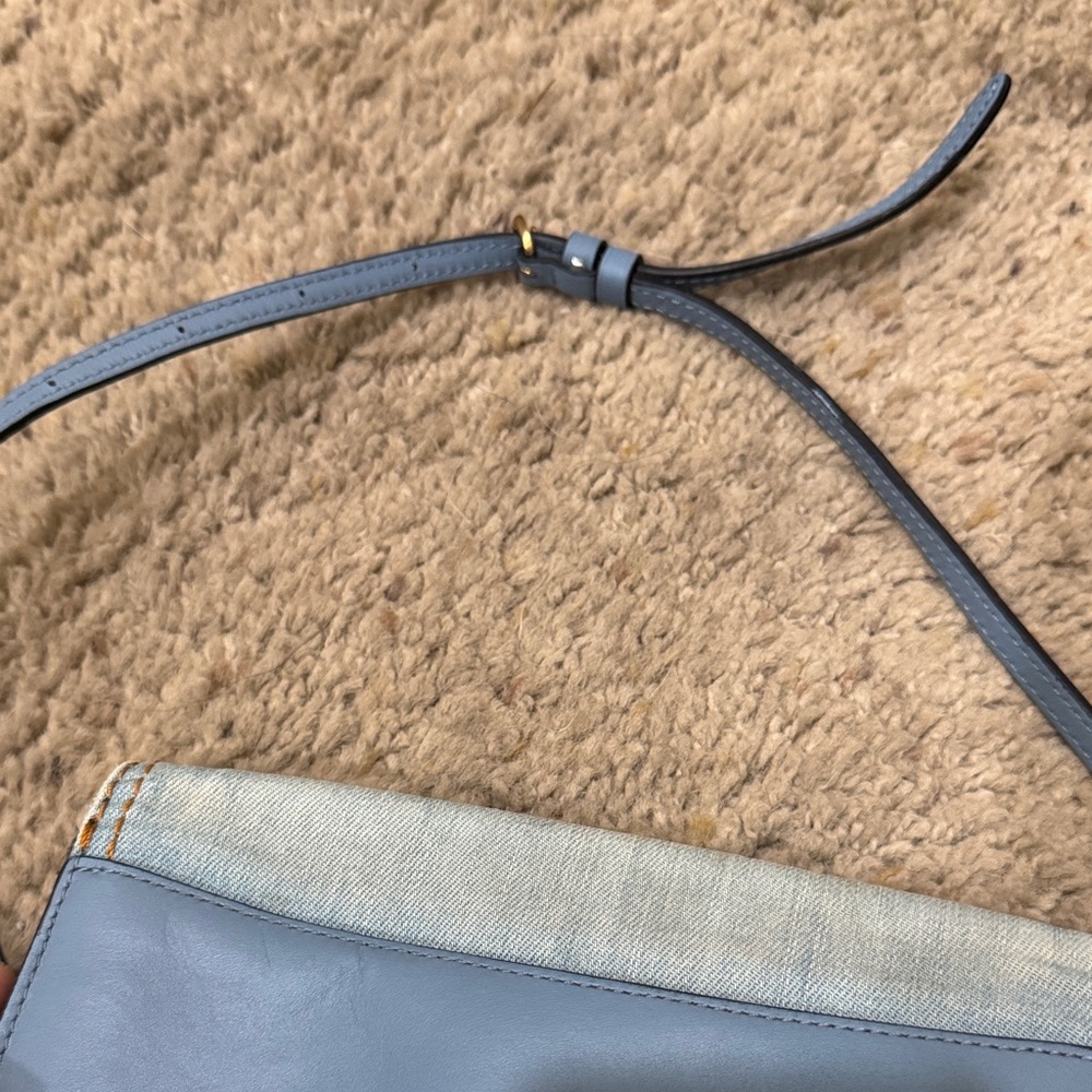 Coach denim Hayden Blue Floral Crossbody Bag with tea floral appliqué - Picture 3 of 7
